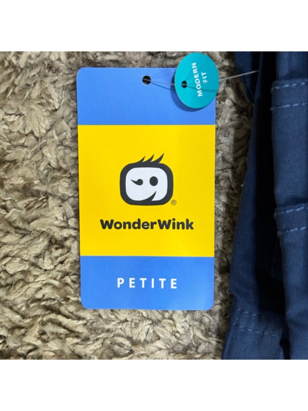 Wonderwink Petite Modern Fit Joggers Cargo Scrub Pants XS Petite Navy Blue NEW - Picture 3 of 8